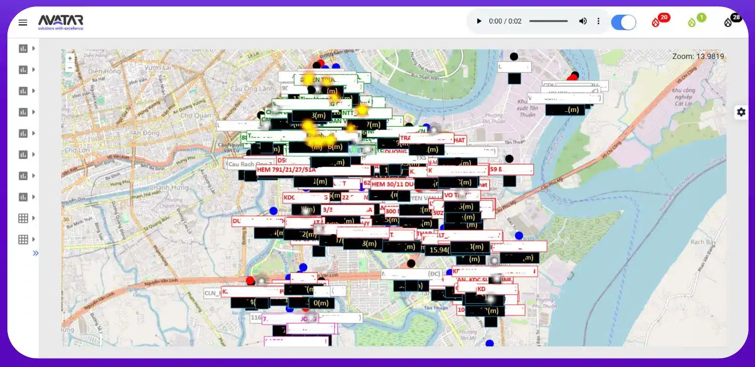 Logger GIS mạng lưới